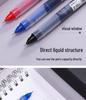 M&GM2001 Quick-Drying Rollerball Pen 0.5mm, Full Needle Tube, Large Capacity, Ideal for Student Exams.