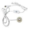 1.5m Line Length Lamp Plate DC 5V USB LED Lights 3 Colors 3W 5W Touch Switch Dimmable Bedroom Reading Night Light Accessories