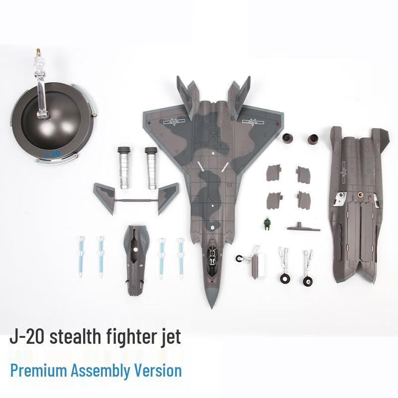 Модель истребителя J-20 (1:Масштаб 72, Сплав)