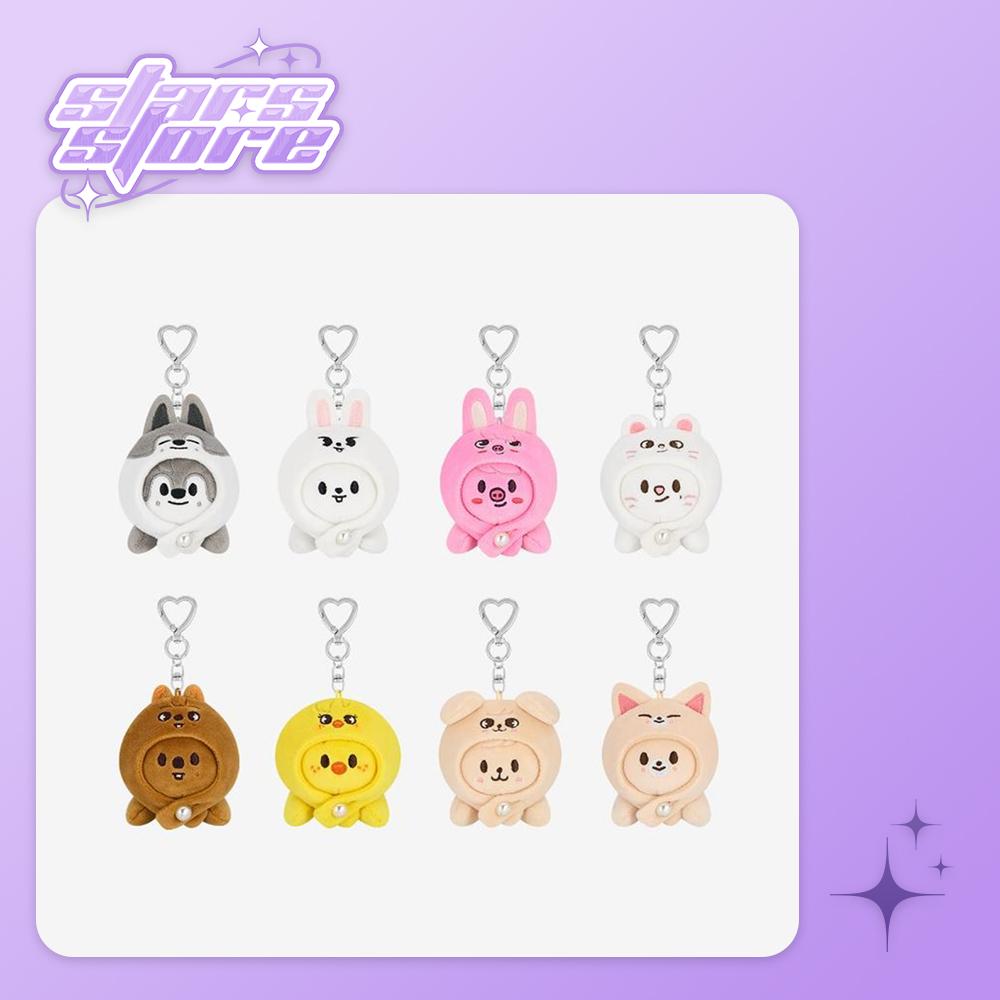(PRE-ORDER) Stray Kids SKZOO KEYRING LYING Ver. - celebrATE (Wolf Chan/Leebit/DWAEKKI/Jiniret/HAN QUOKKA/BbokAri/PuppyM/Foxl.Ny)