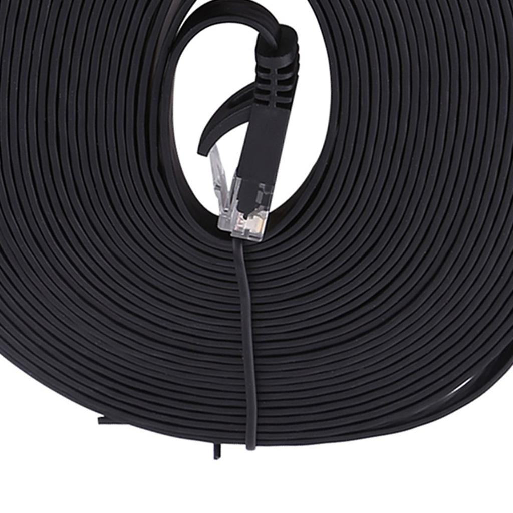 RJ45 CAT6 Ethernet Network Flat LAN Cable UTP Patch Router Cables 1000M