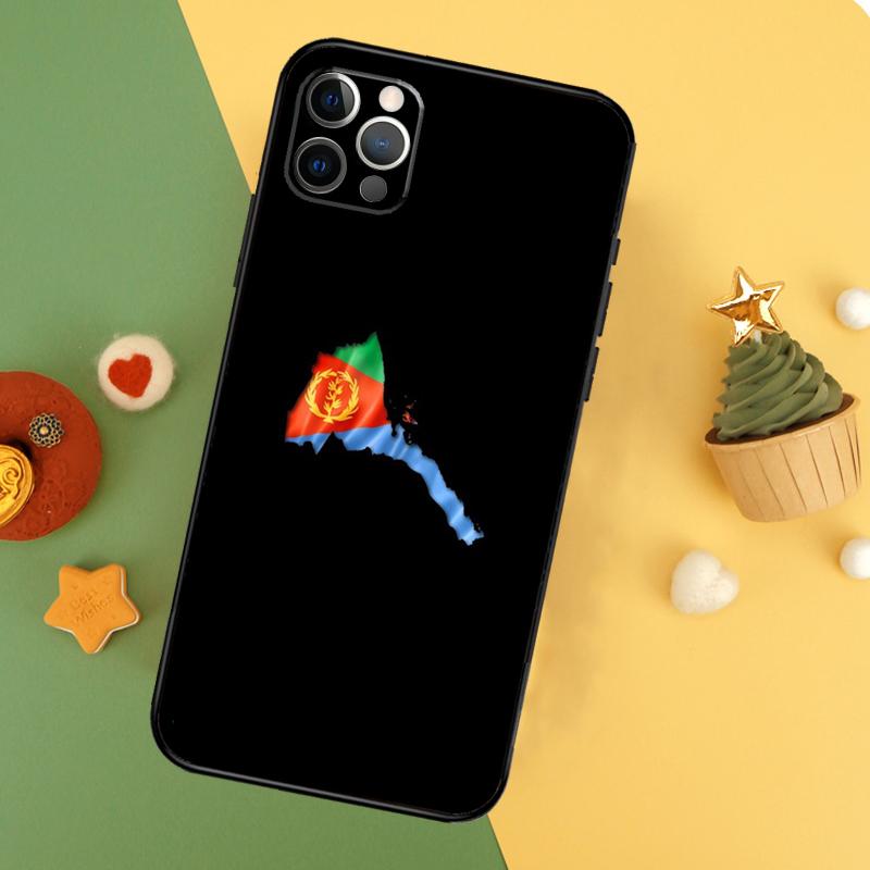 Eritrean Flag Phone Case For iPhone 17 16 16E 15 14 12 11 13 Pro Max 12 13 Mini 17Air Shockproof Cover