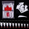 Sharp Tip Transparent False Nails - Pointed Beauty Salon Nail Tips