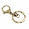 5pcs Multi-colors DIY Keychain Accessories Lobaster Clasp Hooks with 30mm Kring Ring Connector for DIY Pendant Jewelry Making