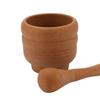 Mortar Pestle Medicine Masher Natural Tool Scratch Pastes Holder Grinding