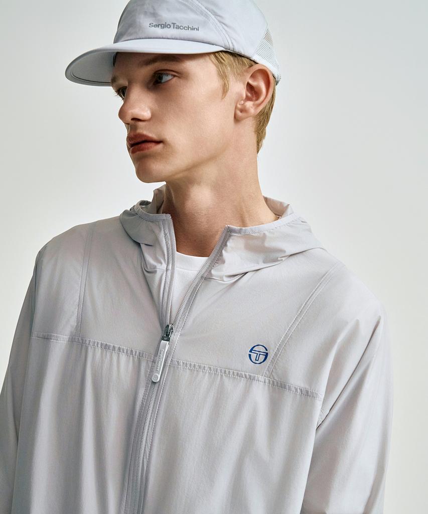 Sergio Tacchini M Comfortcool Lightweight Woven Jacket (L.Grey)