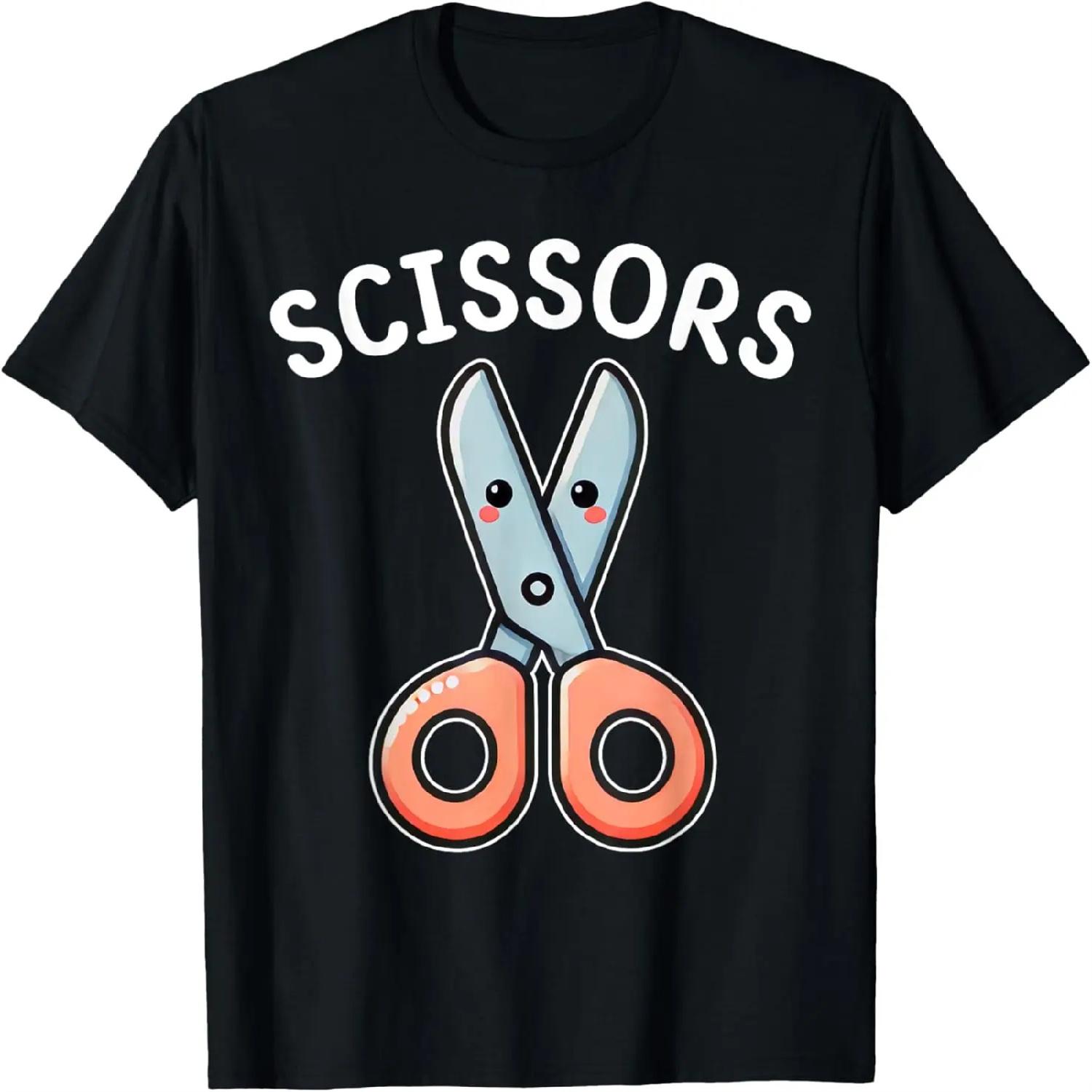 Scissors Rock Paper Cute Halloween Costumes Friend Matching T-Shirt XXXXXL разноцветный
