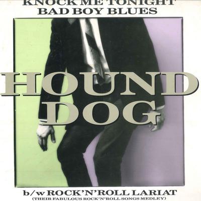 12-Zoll-Schallplatte HOUND DOG – Knock Me Tonight / Bad Boy Blues / 12AH1894 CBS SONY 1985 Japan Japanischer Pop/Rock Gebraucht
