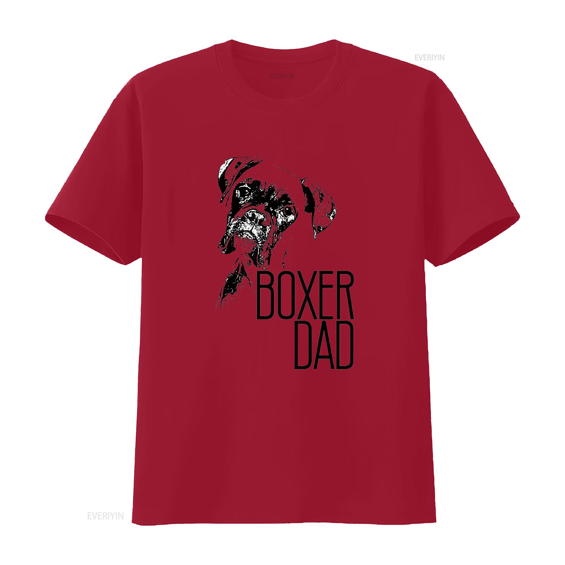 

Mens BOXER DAD DOG FACE T SHIRT LOVERS GIFT vintage Washed Breathable Slightly fashion Soft Stylish graphic Unisex Comfortable S