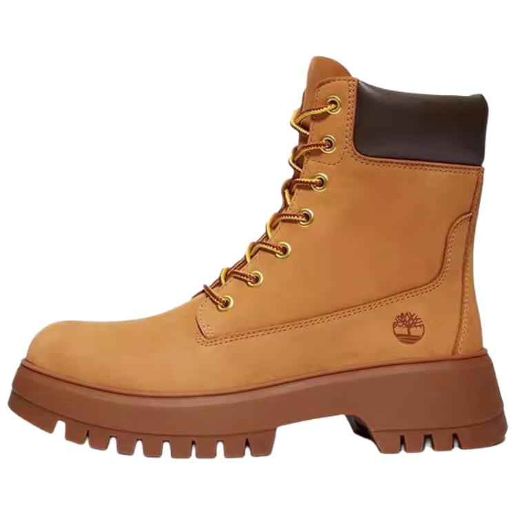 

Timberland 6 Inch Waterproof Comfortable Versatile Short Martin Boots Women boots Wheat-Brown A6GCF754 38