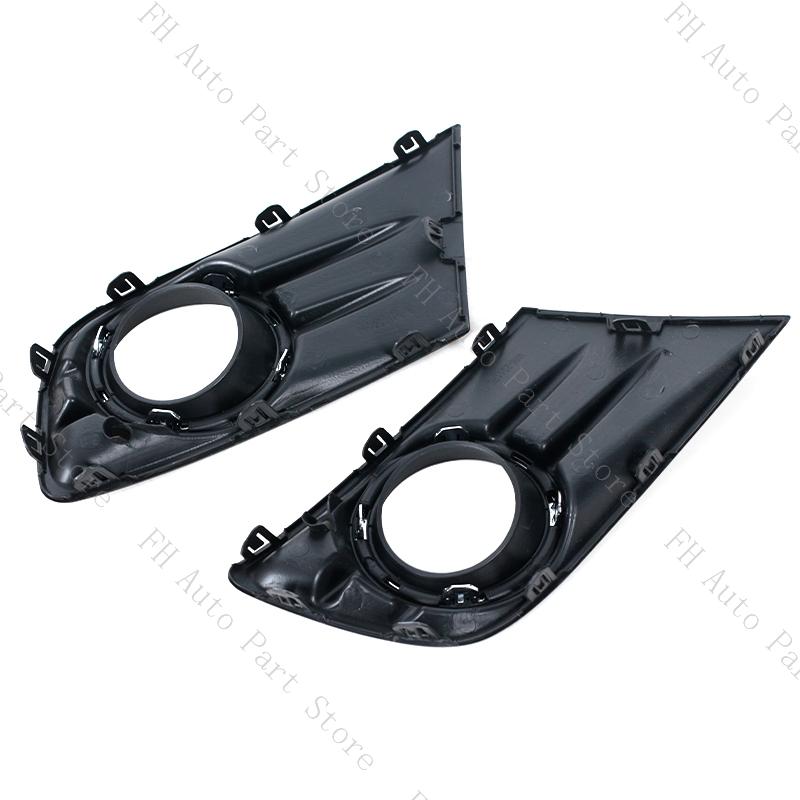 For Honda Pilot 2012 2013 2014 2015 Front Bumper Fog Lamp Light Trim Grille Cover Frame Lid Bezel Hood