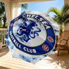Football Club F.C Print Automatic Open Close Umbrella, Portable Foldable Umbrella, for Outdoor Commute Camping Trip, Ideal Birthday Gift