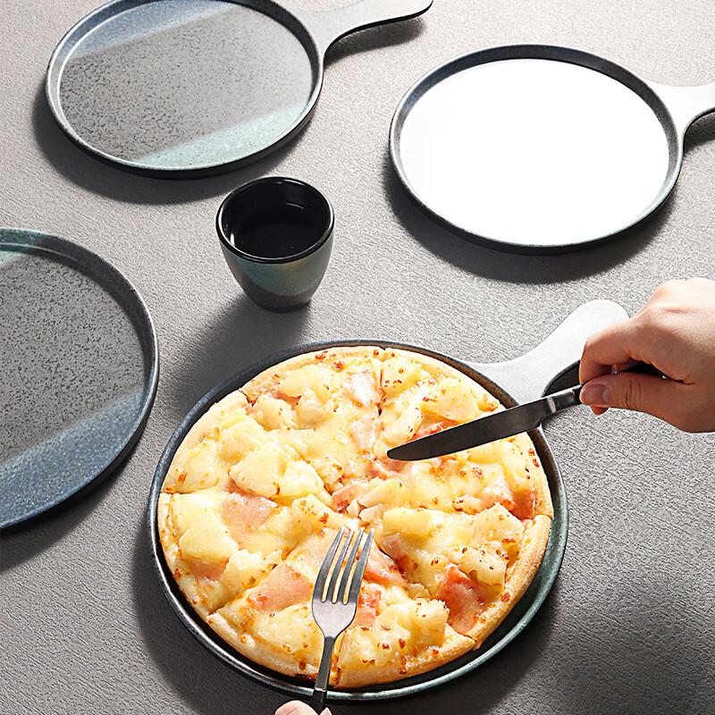 Kommerzieller Melamin-Runder Servierteller mit Griff