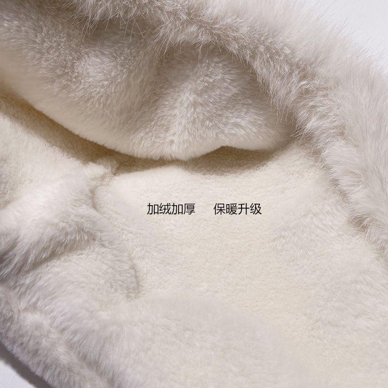 Hat female autumn and winter new Korean version cute antlers hairball ear protection plush hat Christmas thickened Northeast Lei Feng hat