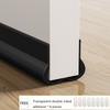 New PVC Mute Door Bottom Sealing Strip Soundproof Insulation Anti Mosquito Dustproof Easy Install Bedroom Door Gap Blocker