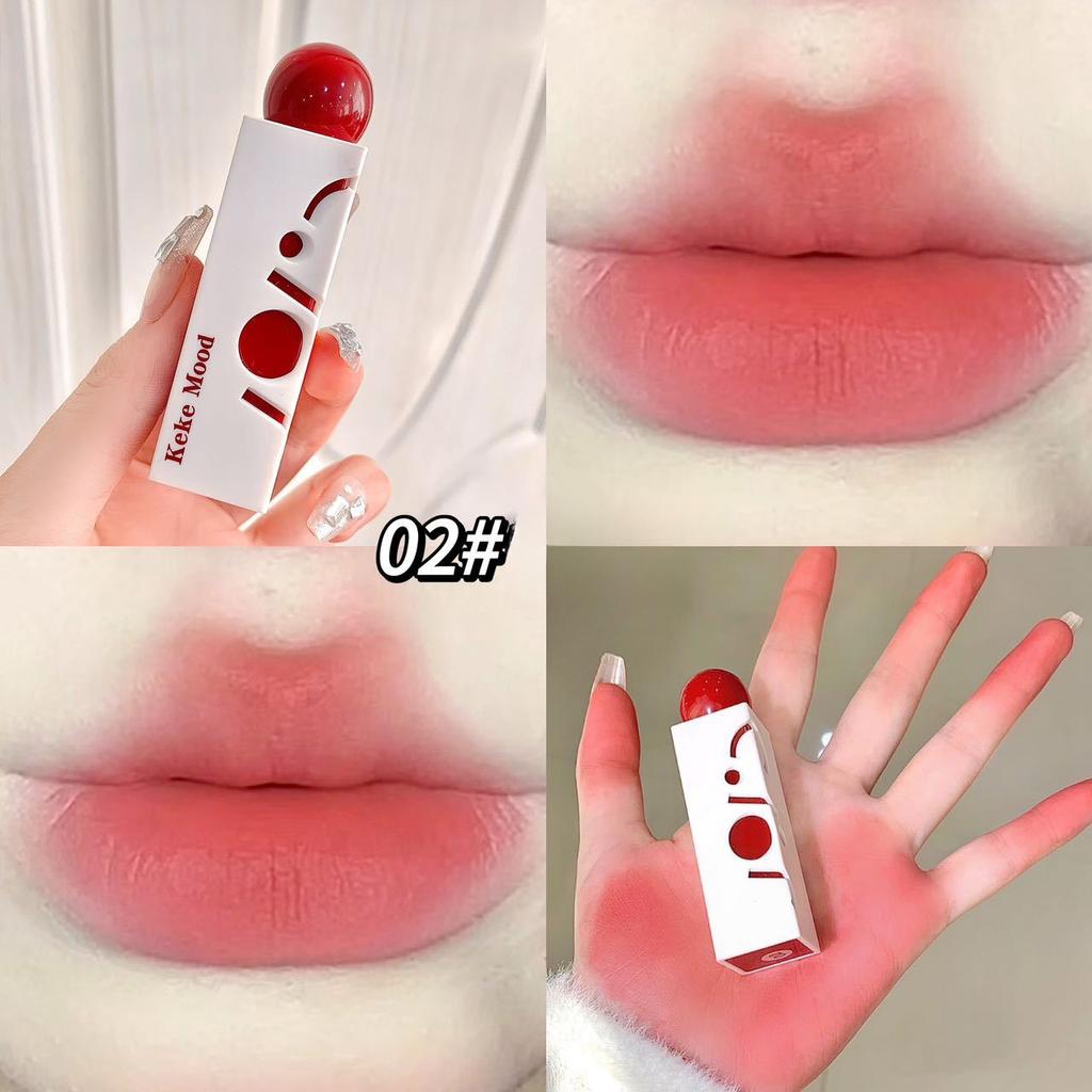 Pure Desire Cream Square Lip Glaze Matte Velvet Matte Non-fading Whitening Lipstick