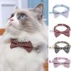 Cute Cat Collar with Bow Tie Adjustable Design Pet Dogs Cats Puppy Necklace Pet Collars Collar Para Gato