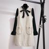 Wool Vest Dress Set for Women – Autumn/Winter 2025 Fashion, Elegant Two-Piece with Fragrant Style