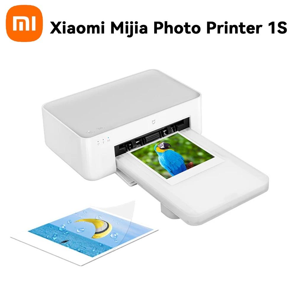 

Xiaomi Mijia Photo Printer 1S Маленький мобильный телефон беспроводной Bluetooth цветной HD фотопринтер