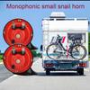 1Pcs 300db Snail Air Horn 12V Power Supplies Car Loudspeaker Sound Signal Boat Motorcycles Trucks Dual-tone Car Horn Loud Signal