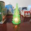 Colorful Acrylic Christmas Tree Night Light Colorful Night Light Green Tree