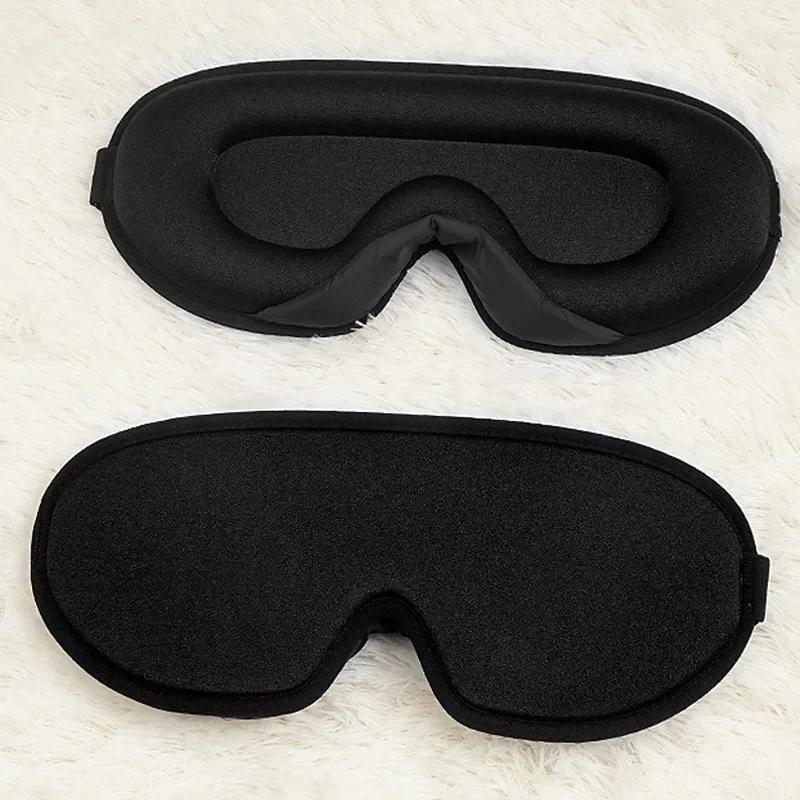Durable And Safe 3D Eye Mask Bluetooth Music Play Sleeping Headphones With Built-In Hd Speaker Mask For Sleep Headphones Wireless Air Travel 5.0