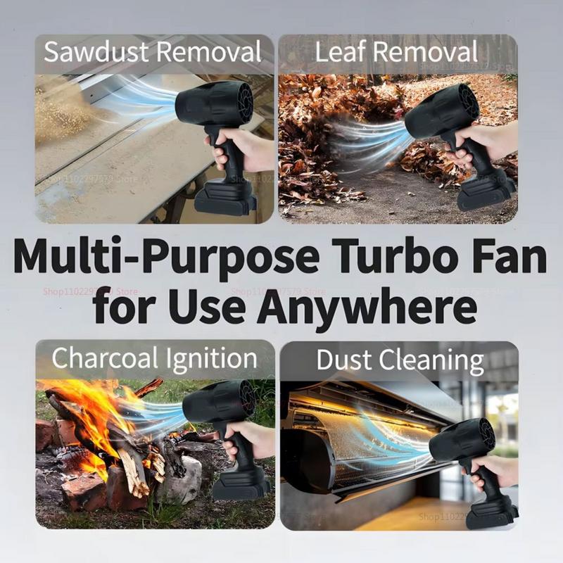 Elektryczna dmuchawa do liści Turbowentylator Ręczne narzędzie do czyszczenia śniegu i piasku Zasilane sprzęt do czyszczenia podwórka, ogrodu, bez baterii