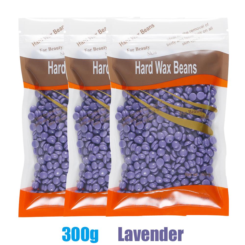 300g Pack Wax Beans Removing Bikini Face Hair Legs Arm Hard Wax Pellet Hot Film Waxing Painless Hair Remove For Women Men