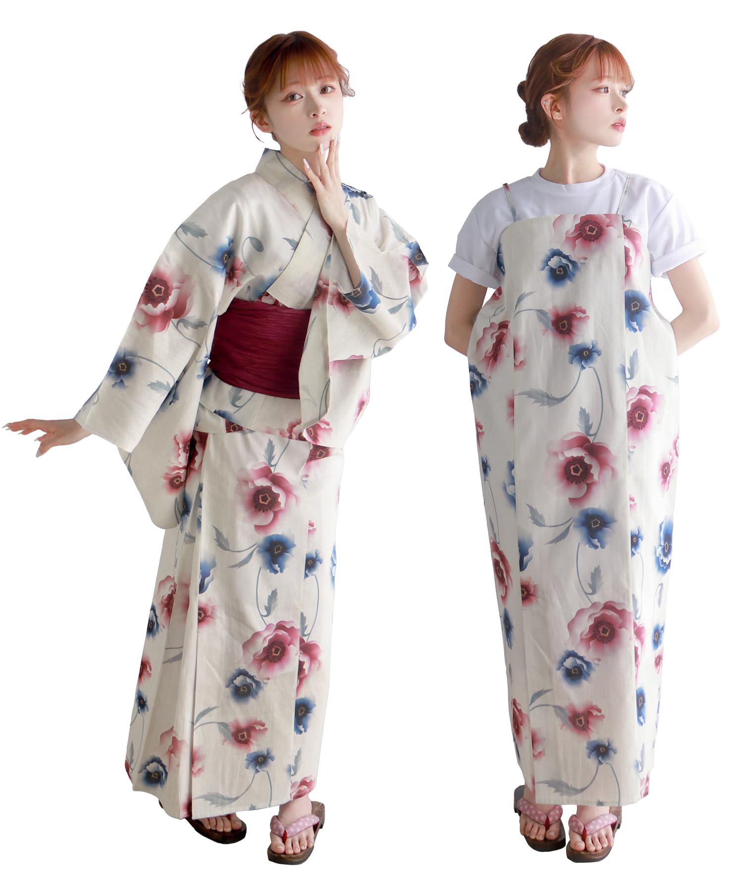 

Yukata Change One 2 Piece Set Heiko One Size Fits [Kyoetsu] Set, Weave, Ecru, Piece, (Юката, Оби), Женский (2. Белоснежка, Большая)