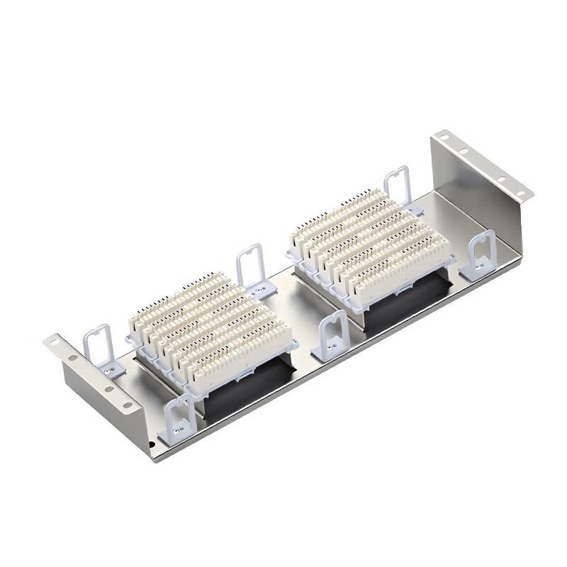 COUVEZI 100-Pair VDF Telephone Rack Mount Frame