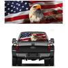 American Flag Rear Window Windshield Label Hawk Decal Wrap Back  Car Accessories