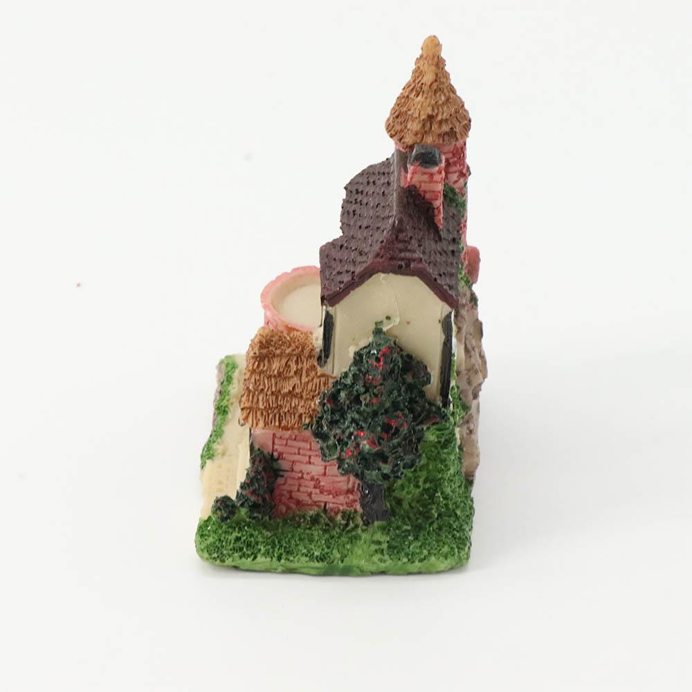 Villa Micro Landscape Resin House Home Decor Miniatures Figurines Decoration Crafts