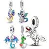Charm Copper Colors Dinosaur Bead For Original Bracelet Diy Beads Charms Jewellery Making Gift For Women Styfne