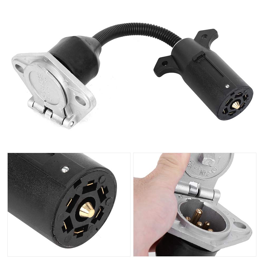 Trailer Connector, 7 Pole To 7 Pole Trailer Connector, 7 Flat - 7