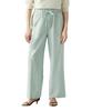 Le Coeur Blanc Athletic Easy Wide Pants Hand Size 3043054503 II, Washable, 36, Mint,