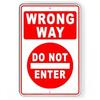 Aluminum Do Not Enter Sign RoadGuardPro Reflective Borders Strictly Enforced Notice