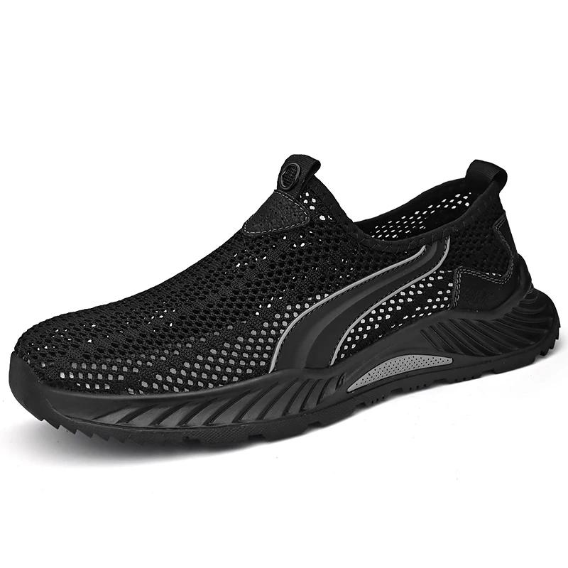 Scarpe Casual Alla Moda Nuove Traspiranti Leggere Sandali Vuoti da Uomo Scarpe da Guida da Uomo Suole Massaggianti Consegna Gratuita