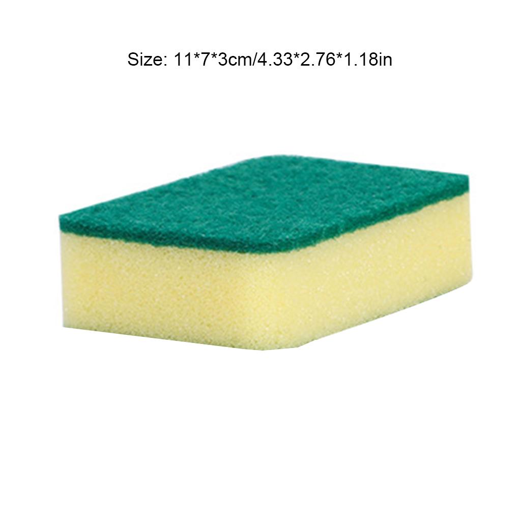 High Density Sponge Round Corner Scrubber Brush Cleaning Tool Multi-Purpose Dish Household Garden Sink Accessories