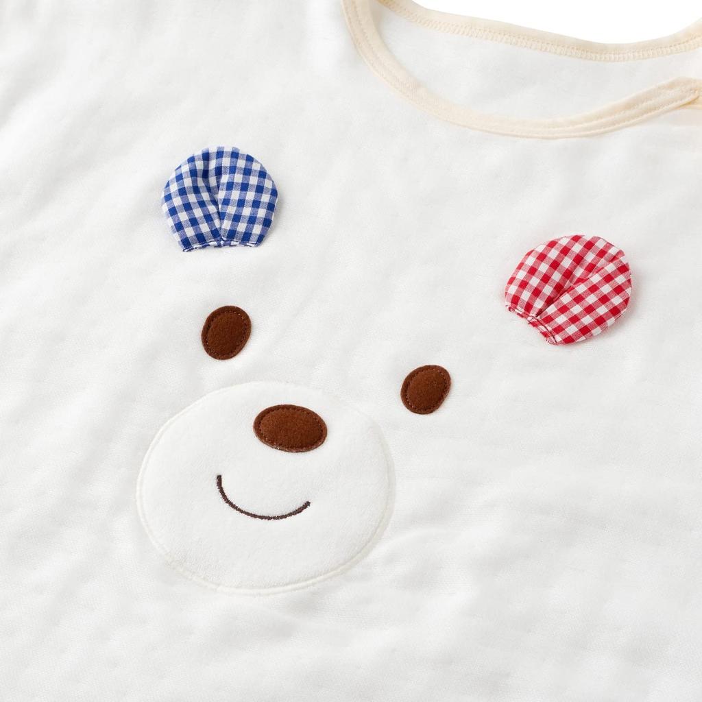 MIKIHOUSE HOT BISCUITS Boys and One Size Fits Sleeper, Girls, Kids' Clothing, White, All, 76-8036-497