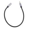 Headphone Extension Cable 3.5mm Male to Female Extension Cord Extender Compatible with Smartphone Tablets 30cm