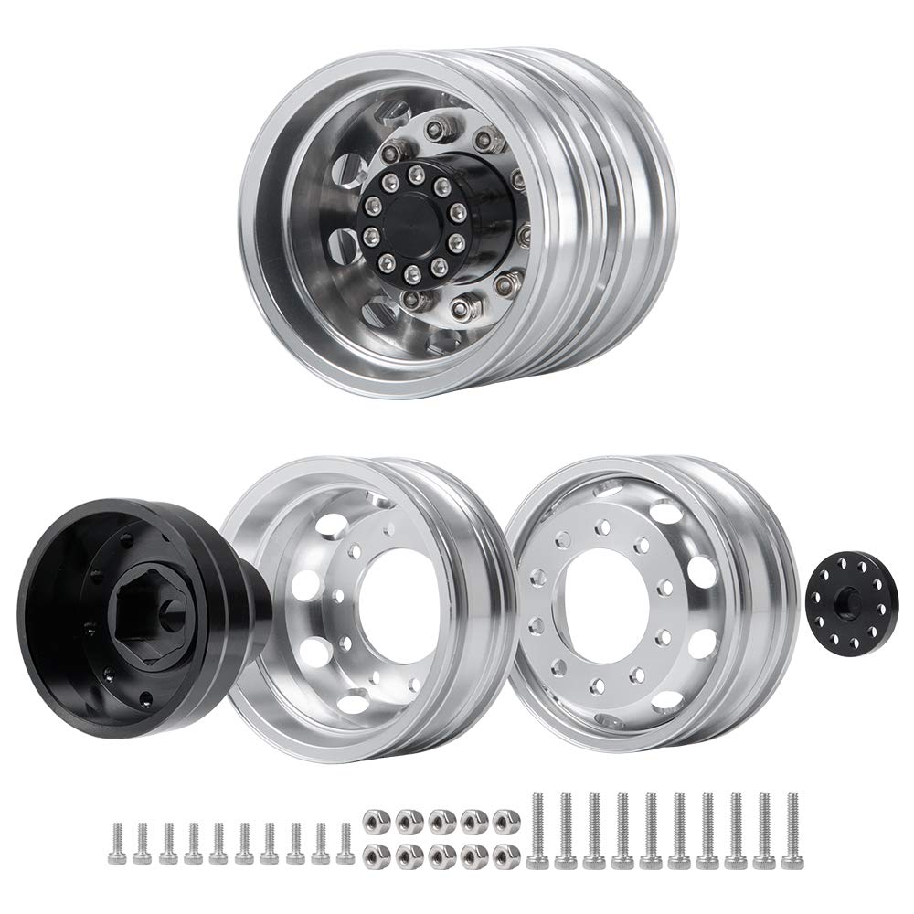 RC Car 114 Internal Beadlock Wheels Hub for Tamiya CC01 RC Crawler (4 pieces)
