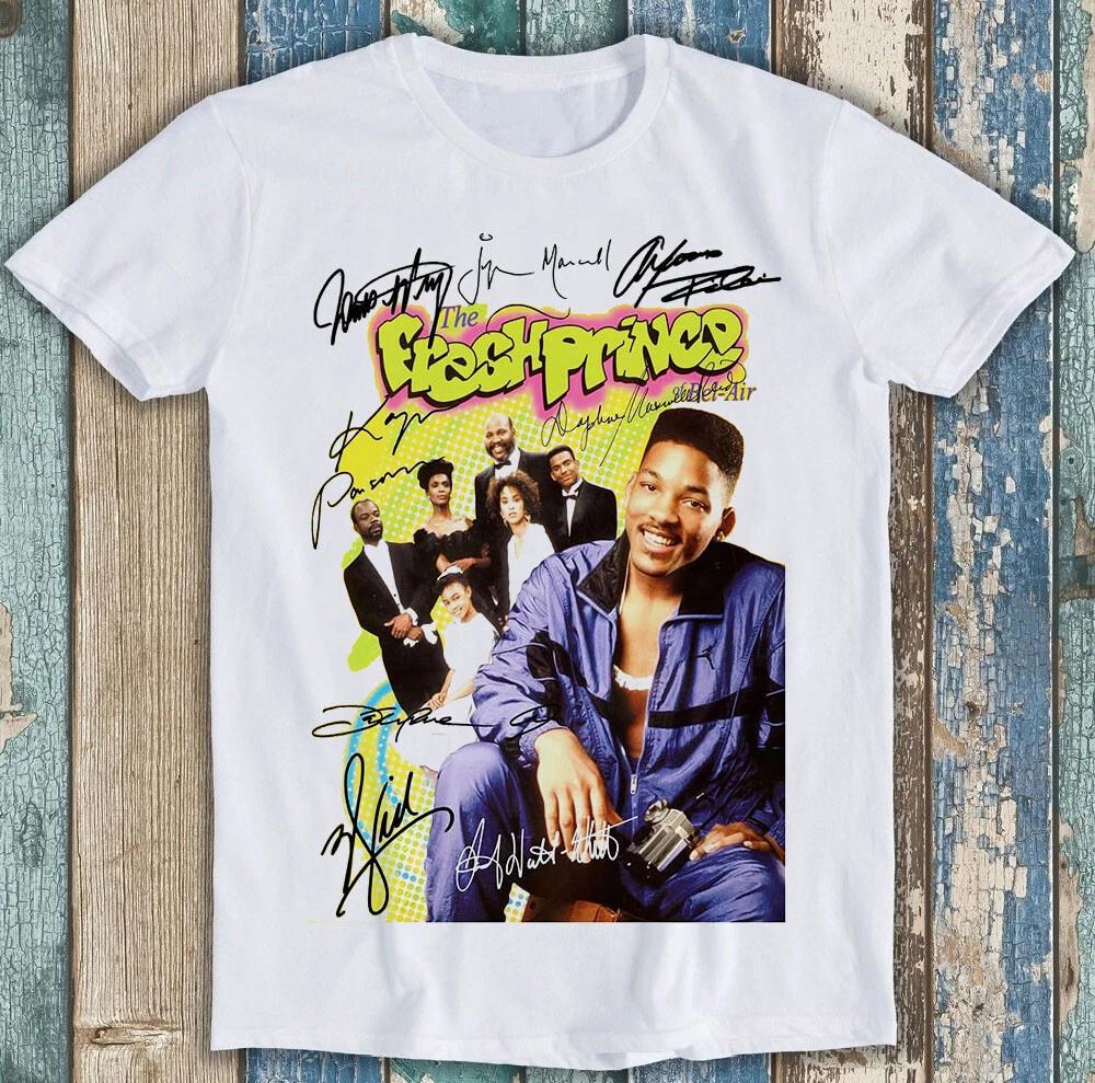 The Fresh Prince of Bel Air Signed Poster Famous Signature Tee T Shirt M1664 S