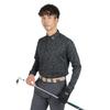 Golf Modern Long Sleeve Collared Shirt DGM03F Men's Black