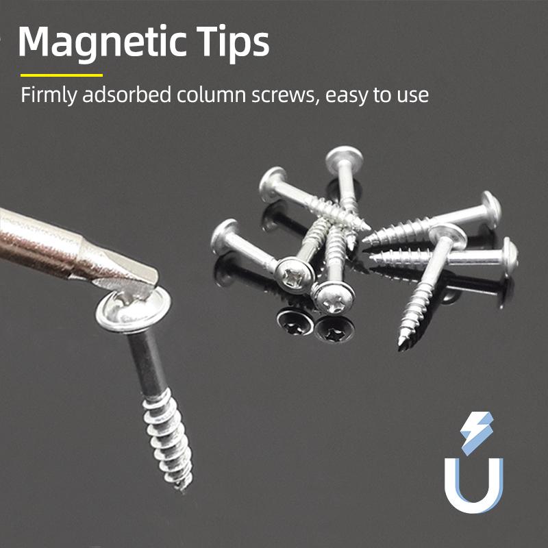 Triangle Head Screwdriver Bit Set Magnetic 1/4" Hex S2 Steel Security Triangular Screw Driver Bits Ratchet Wrench Hand Tools