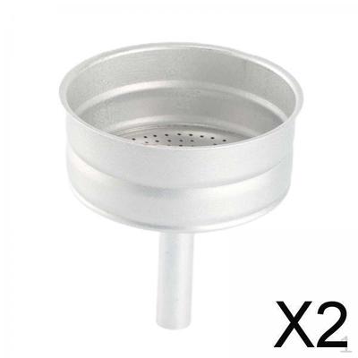 2x Kaffeekannen-Trichter, Kaffee-Ersatztrichter, 3 Tassen, 2 Stück