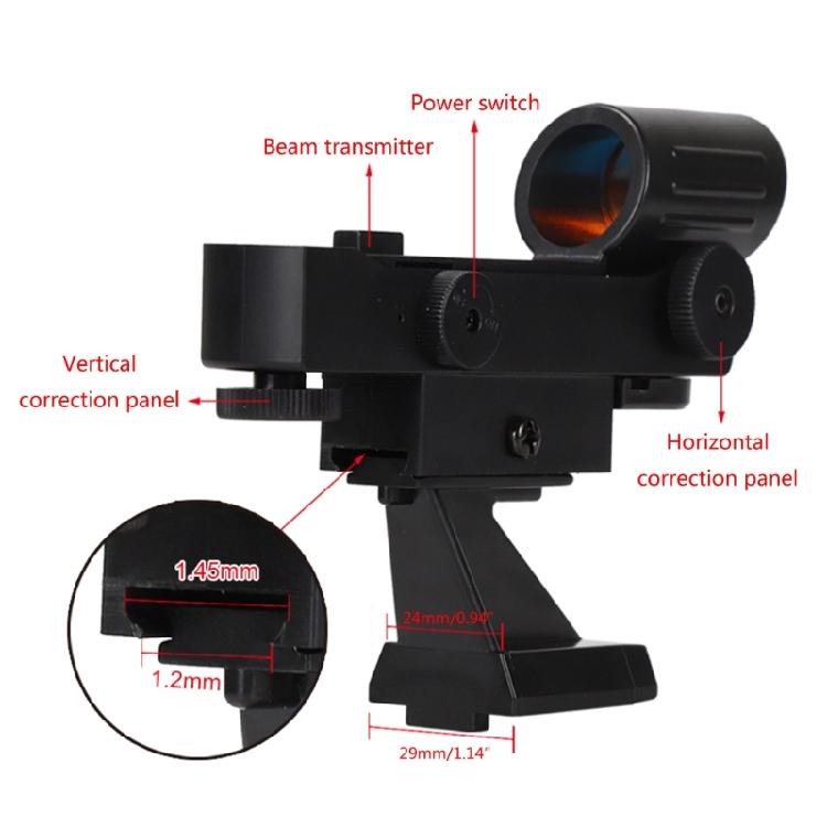 Adjustable Finder Scope for Effortless Telescope Alignments Simple Installation