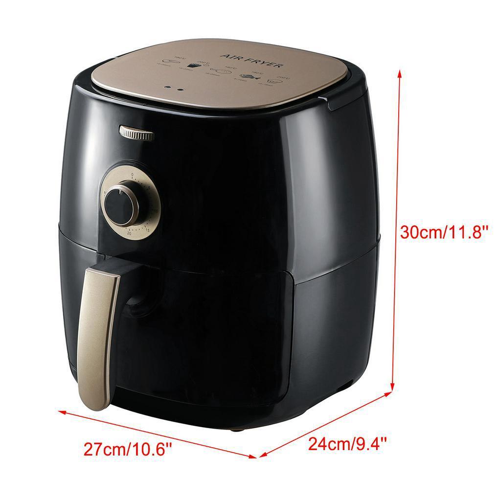 1350W 5L 360 Degree Electric Deep Airfryer Multifunction Air Fryer Chicken Oil Free Air Fryer Health Fryer Cooker