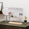 3 Tiers Earring Holder Jewelry Display Organizer Pendants Bracelets Jewelry Holder With Wooden Base Earrings Storage Rack