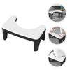 Toilet Adults Potty Stool Ergonomic Non-Slip Bathroom Footstool Compact Space Saving Potty Step Squatting Stool