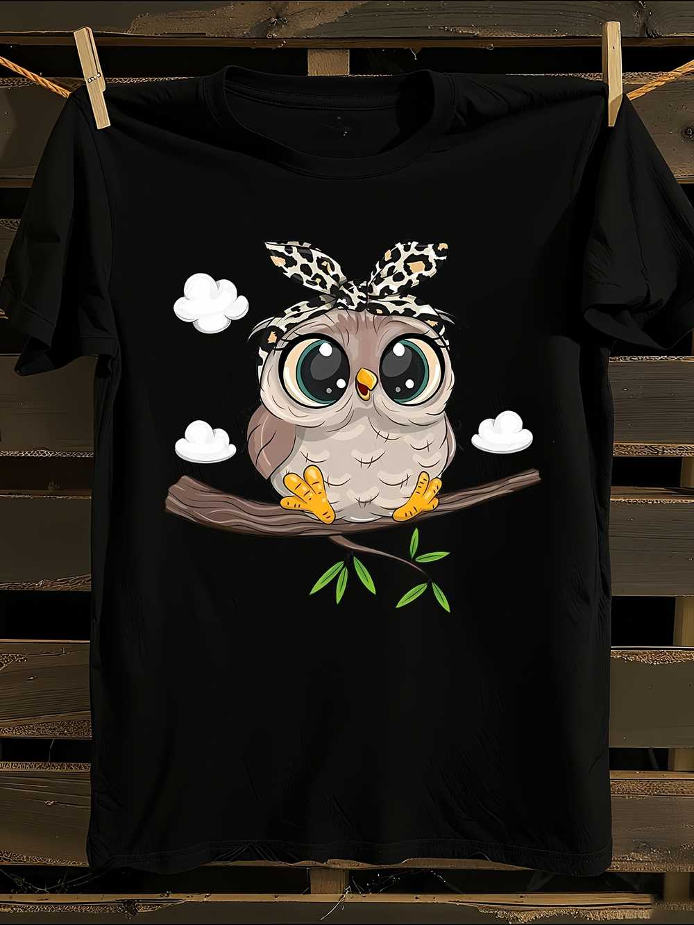 Adorable Black T-Shirt XL